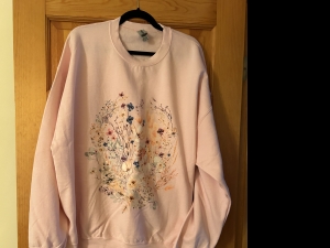 Primary image for the Vintage Pressed Flowers Sweatshirt Auction Item