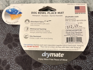 Secondary image for the DryMate Dog Bowl Placemat Auction Item