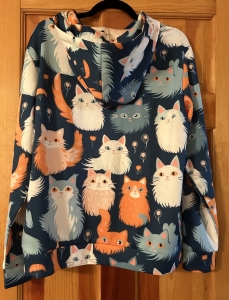 Primary image for the Woman's Zippered Cat Hoodie Auction Item