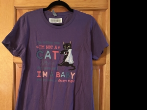 Primary image for the I'm Not a Cat I'm a Baby T-Shirt Auction Item