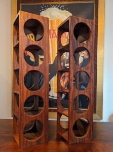 Primary image for the Crate and Barrel Sheesham Wine Racks Auction Item