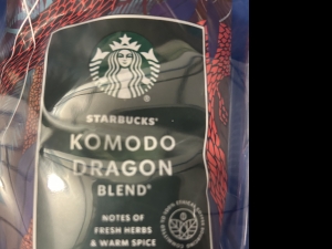 Secondary image for the Starbucks Komodo Dragon Blend Dark Coffee Auction Item
