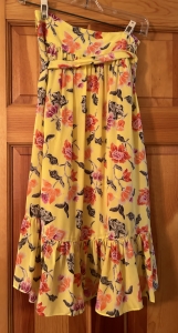 Secondary image for the Joie Denisha Floral Silk Skirt Auction Item