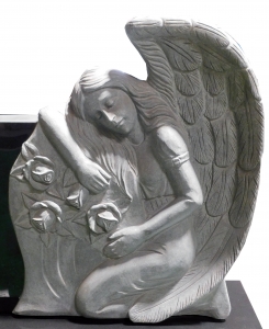 Secondary image for the Midnight Black Kneeling Angel Die Auction Item