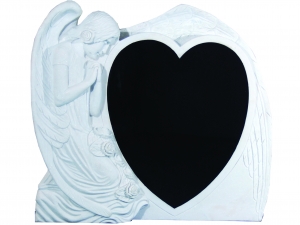 Primary image for the Snow White Marble with Black Heart Insert Die Auction Item