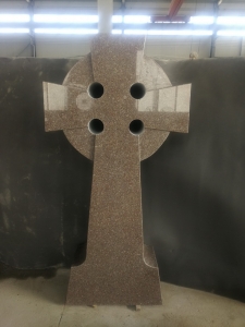 Primary image for the Imperial Pink: Hand Cut Celtic Cross with Set Back  Auction Item