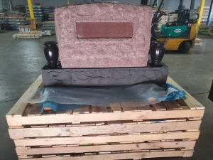 Secondary image for the Rubin Red JAD-506 - Oval Top, Front & Back Panel with Rock Work  Auction Item