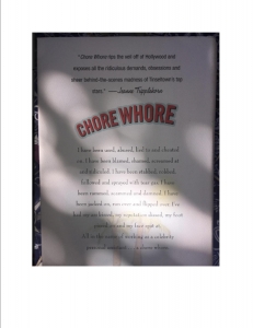 Secondary image for the  Chore Whore: Adventures of a Celebrity Personal Assistant  Auction Item