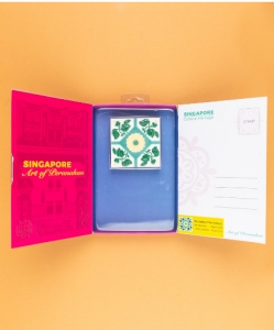 Secondary image for the Peranakan Tile Design Magnet Auction Item