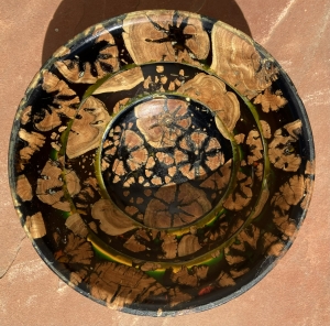 Secondary image for the Cholla Wood and Epoxy Bowl Auction Item