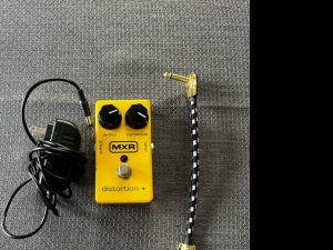 Primary image for the MXR Distortion+ Guitar Pedal with cables Auction Item
