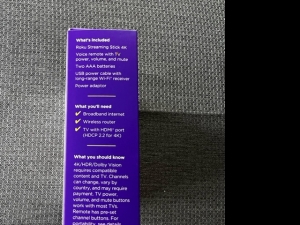 Secondary image for the New Roku Streaming Stick 4K Auction Item