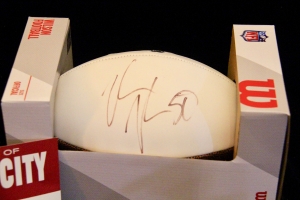 Secondary image for the Vita Vea Autographed Bucaneers Football Auction Item