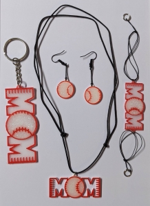 Primary image for the KMidd Design Baseball Mom Accessory Set Auction Item