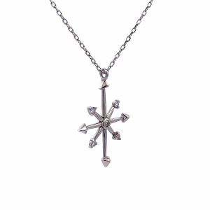 Secondary image for the Elegant Diamond Star Necklace Auction Item