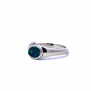 Secondary image for the Fun Sterling Silver Opal Ring Auction Item