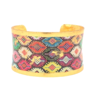 Primary image for the Multi-Color Gold Leaf Bracelet Auction Item