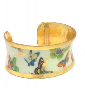 Secondary image for the Gold Leaf Chinese Butterfly Bracelet Auction Item