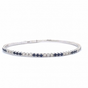 Primary image for the Flexie Sapphire and Diamond Bracelet Auction Item