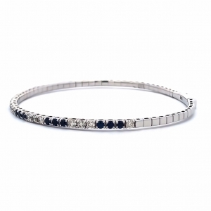 Secondary image for the Flexie Sapphire and Diamond Bracelet Auction Item