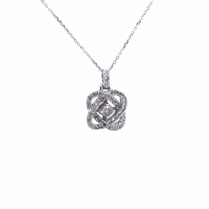Primary image for the Diamond Loves Crossing Pendant Auction Item