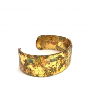 Secondary image for the Gold Leaf Confetti Cuff Bracelet Auction Item