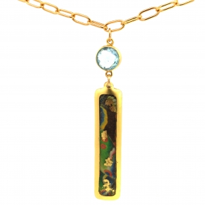 Primary image for the Gold Leaf Reverie Necklace by Evocateur Auction Item