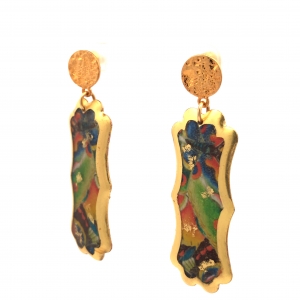 Secondary image for the Gold Leaf Reverie Earrings By Evocateur Auction Item