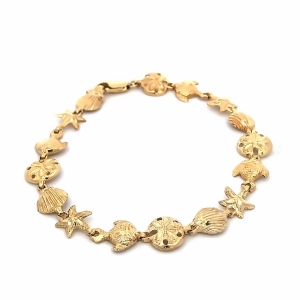 Primary image for the Gold Sealife Bracelet Auction Item