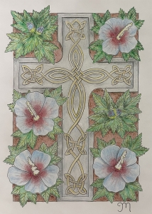 Primary image for the Floral Celtic Cross Auction Item