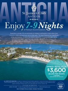Primary image for the ANTIGUA - ST. JAMES'S CLUB Auction Item