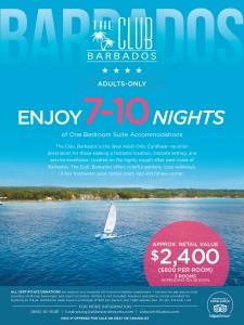 Primary image for the BARBADOS - THE CLUB BARBADOS RESORT AND SPA Auction Item