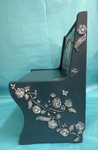 Secondary image for the Blue Floral Bench Auction Item