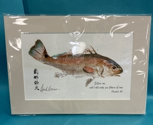 Secondary image for the Dinah Bowman Redfish Print Auction Item