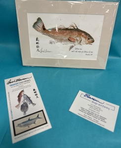Secondary image for the Dinah Bowman Redfish Print Auction Item