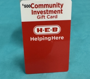 Secondary image for the Heb Gift Card Auction Item