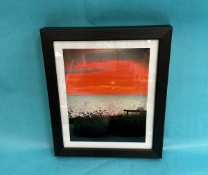 Primary image for the Framed Sunset Photo-Sunrise By the Bay Auction Item