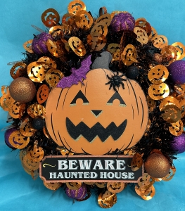 Primary image for the Beware Spooky Wreath Auction Item