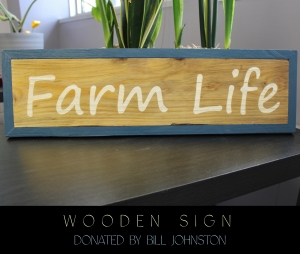 Primary image for the Decorative Wooden Sign Auction Item