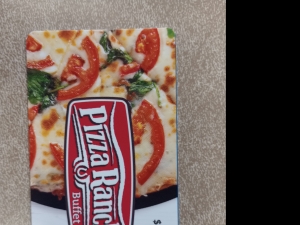 Primary image for the Item #4 Pizza ranch $25 Gift Card Auction Item