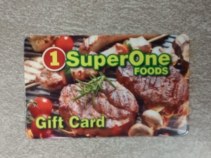 Primary image for the Item #17 $40 Super One Gift Card Auction Item