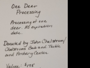 Primary image for the Item #20 Processing of One Deer-No Expiration Date Auction Item