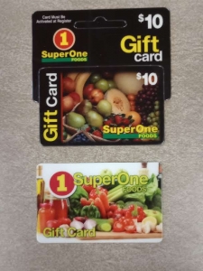 Primary image for the Item #29 $35 in Super One Gift Cards Auction Item