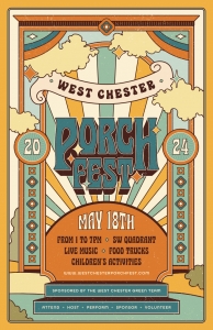 Primary image for the Exclusive Porchfest 2024 Poster Signed by the Artist Auction Item