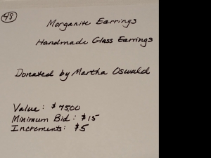 Secondary image for the Item #48 Morganite Earrings Auction Item