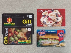 Primary image for the Item #53 Gift Card Package Auction Item