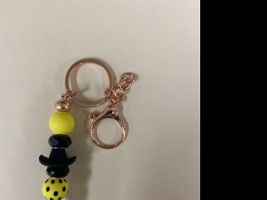 Primary image for the Black & Yellow Cowboy Hat Keychain Auction Item