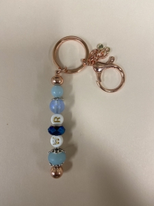 Primary image for the Wind River Blue Beaded Keychain Auction Item