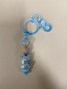 Primary image for the Blue Kitten Keychain Auction Item