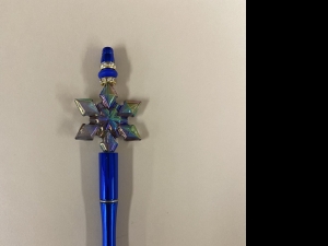 Primary image for the Blue Snowflake Pen Auction Item